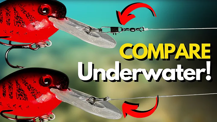 Do Snap Swivels REALLY Hurt Lure Action? (Side-by-Side Look Underwater)