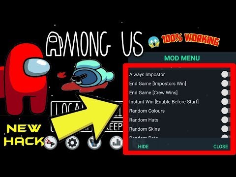 AMONG US MOD MENU, ALWAYS IMPOSTOR, NOCLIP!! [Steam/Cracked PC