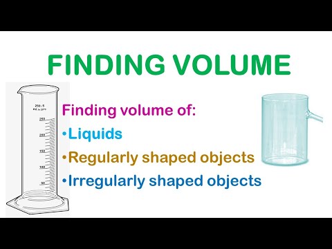 Video: How To Find Volume In Physics