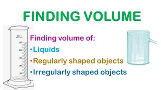 Measuring The Volume Of Liquids, Regular & Irregular Objects. - Youtube