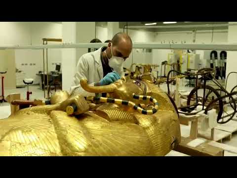a guided video tours for the Grand Egyptian Museum (GEM)