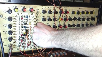 Envelope Follower and Drums, Matrix II Modular Analog Synth