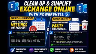 How to Delete Calendar Events & Inbox Rules Easily as Admin using Exchange Online PowerShell |2026
