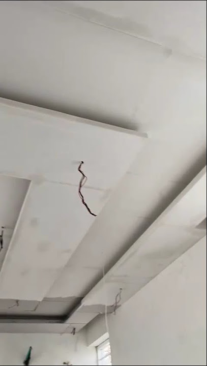 How to finish drywall in a ceiling #wallscreeding #drywall #falseceiling