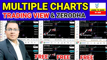 How to use tradingview multiple chart layouts for free? I Zerodha Multiple Charts