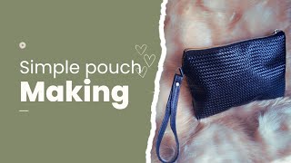 How to make a simple wristlet pouch