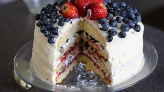 Fresh berries chantilly cake make this for easter /mother's
day/christmas/thanks giving/new year's eve/birthday party or any
special occasion! #mothersdayspe...