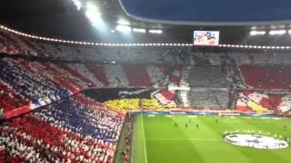 Fanvideo: FC Bayern vs. Real Madrid  Choreografie in der Allianz Arena