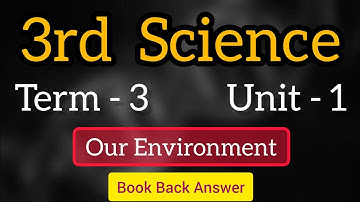 3rd standard science term 3 unit 1 Our Environment book back answer | samacheer kalvi