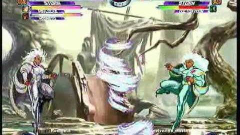 MvC2 Online (360): Brett (MSP) vs wolverine-master (Storm/Cab/Doom) 1 .:4.15.10:.