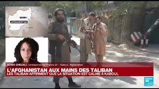 Afghanistan : les étrangers évacués à la hâte à l'aéroport de Kaboul • FRANCE 24