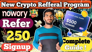 New Crypto App Refer And Earn| Nowory App Refer And Earn| New Demat Account Refer And Earn Today..
