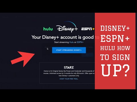 Disney Plus- How To Signup For Disney+ Bundle ESPN+ and Hulu