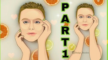 How to create a vector/vexel art Tutorial.Part 1.Cara membaut vector/vexel.