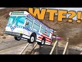 TINY ROCKET CITY BUS VS GIANT JUMPS! - BeamNG Drive Stubby Bus Mod