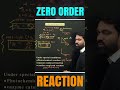 Must Know Concept For Class 12th Ft Zero Order Reaction #shorts #zeroorderreaction #ytshorts