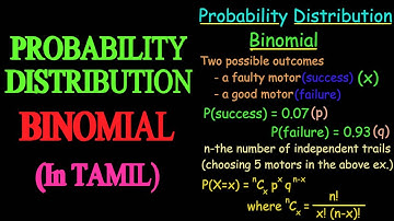 Binomial Probability Distribution | Tamil