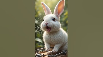 Poor Rabbit🐰, all he wanted was grapes🍇. #shorts #CuteAnimals#AnimalRescue