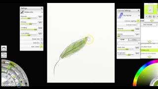 ArtRage4 Demo: How to Create a Transparent PNG Leaf Motif