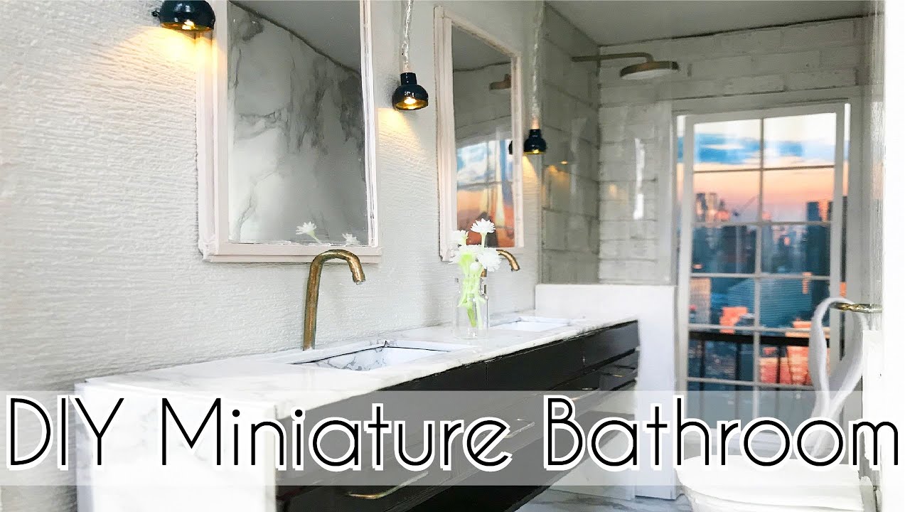 diy barbie bathroom