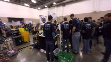 Our visit to the FIRST Robotics Competition PIT AREA