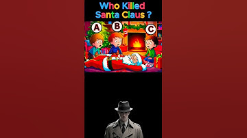 Solve This! 🕵️‍♂️ Who Killed Santa? Visual Puzzle