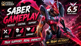 MOBILE LEGENDS SABER FULL MATCH 👍| SOPHANNA | screenshot 3