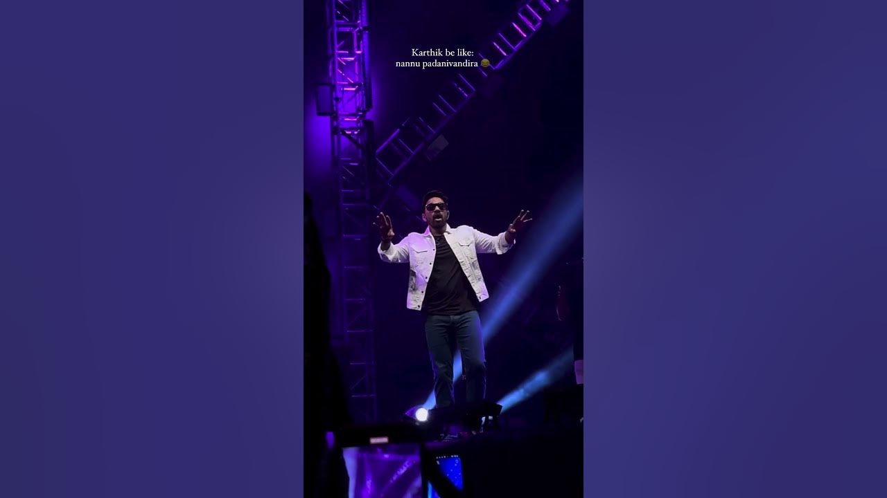 Karthik Concert | Chilipiga Choosthav alaa.. #concert #musicconcert #karthik #musiclove #song