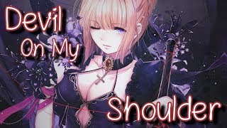 Nightcore - Devil On My Shoulder || Lyrics