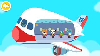 KiKi Và Miu Miu - Gấu Trúc Đi Máy Bay  || Trò chơi Của BaByBus screenshot 5