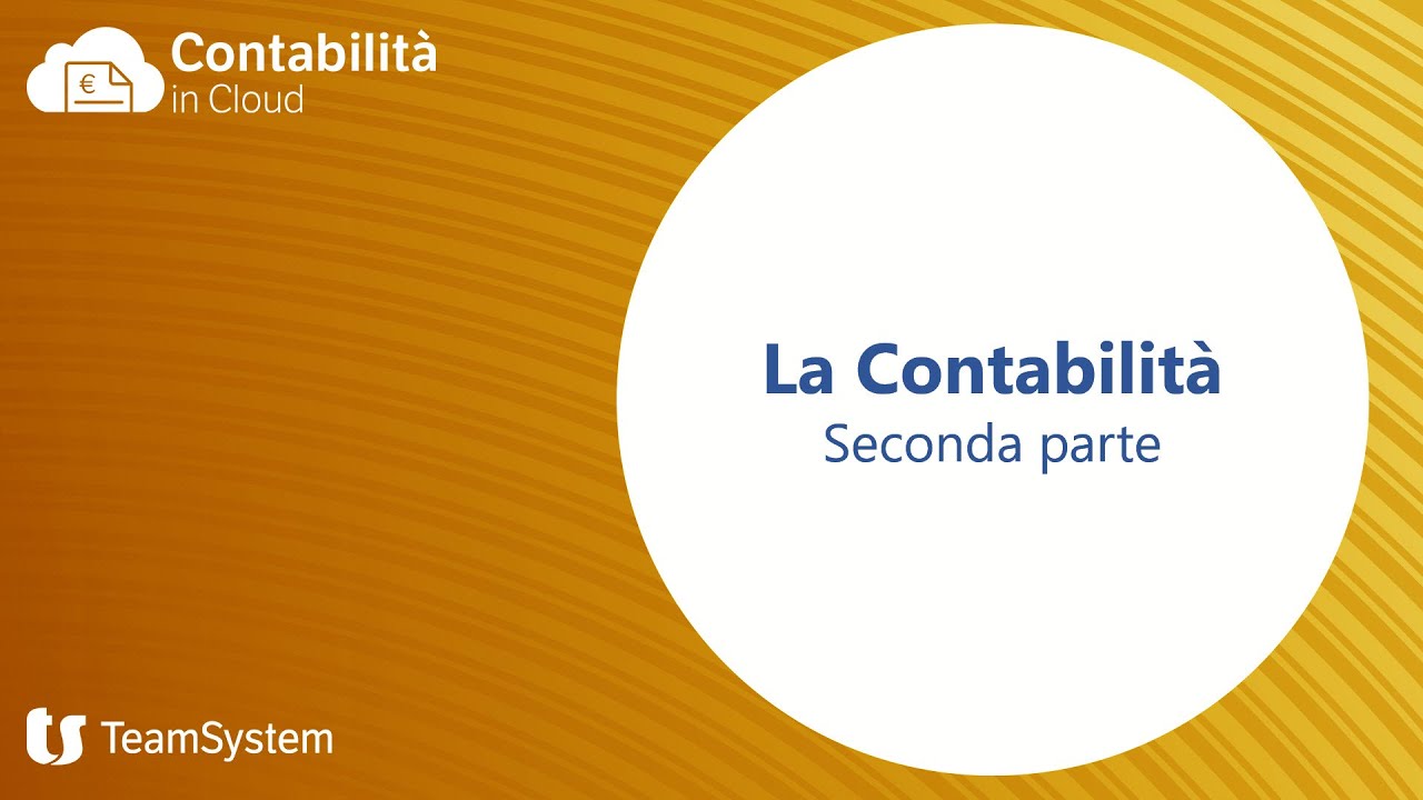 La contabilità seconda parte