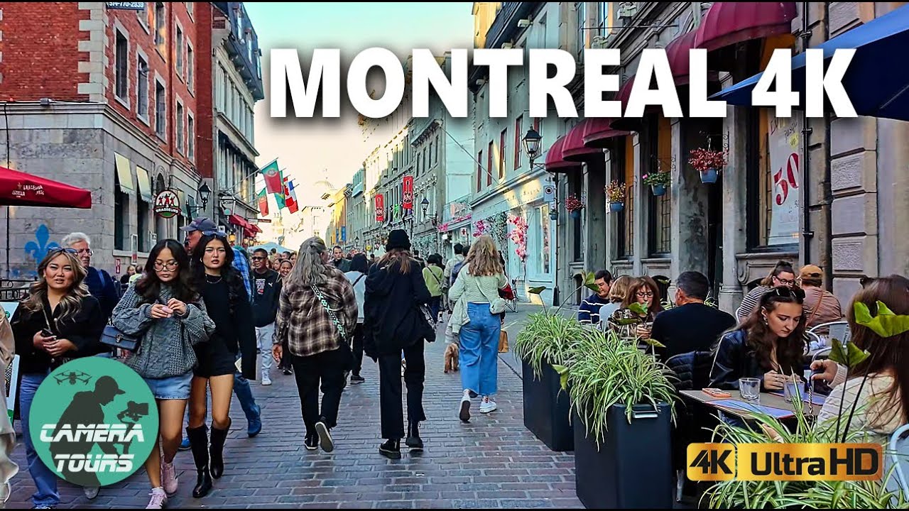 MONTREAL Walk ❤️ Fall Day and Evening Walk On Saturday |October 11, 2025| 4K UHD