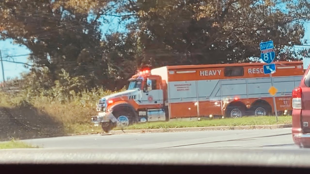 Maugansville fire co rescue squad 13 and crs medic 759 responding to a