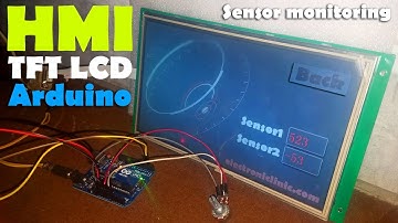 Arduino HMI intelligent TFT LCD based Sensor Monitoring “Stone Technologies”