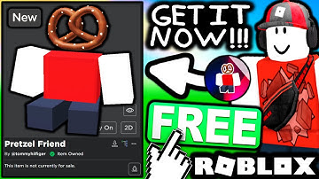 FREE ACCESSORY! HOW TO GET Pretzel Friend Sitting! (ROBLOX Tommy Play Event)