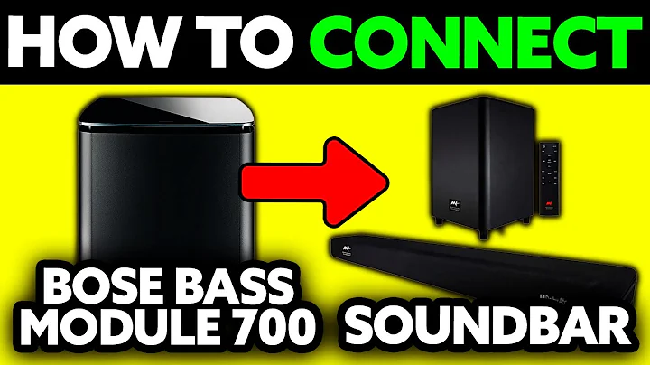 How To Connect Bose Bass Module 700 to Soundbar (2025) - Step by Step
