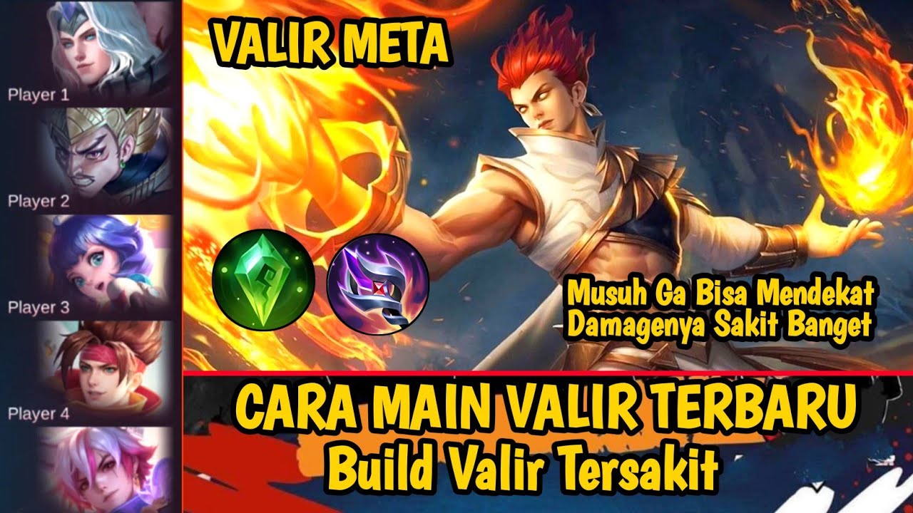 VALIR GLOBAL🔥RAHASIA BUILD VALIR PALING SAKIT 2025 ~ BUILD VALIR TERSAKIT MLBB