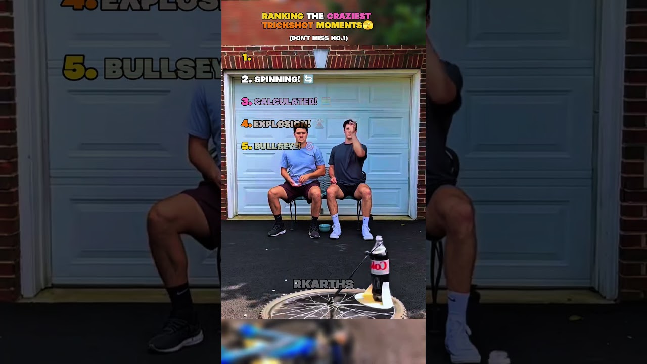 Ranking The Craziest Trickshot Moments 🎯 #shorts #trickshot #viral #compilation #USA