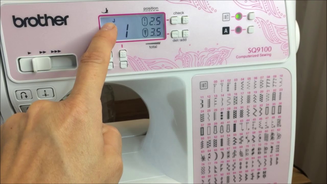 Conheça os Pontos da SQ9100 da Brother