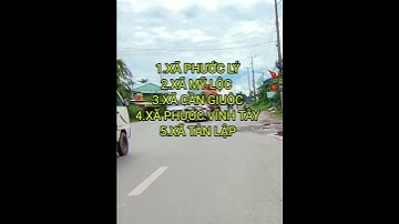 Sau sáp nhập với Tây Ninh  huyện cần Giuộc tỉnh Long An còn 5 xã #shorts #sapnhaptinh