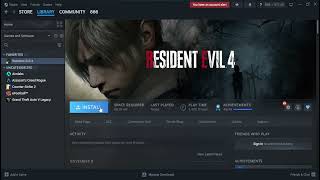 FREE STEAM ACCOUNT WITH Resident Evil 4 {2025}