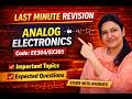 ONESHOT| ANALOG ELECTRONICS| PN JUNCTION DIODE|PIN|LED|ZENER|PHOTO|SCHOTTKY DIODE|EX304 #rgpvbhopal