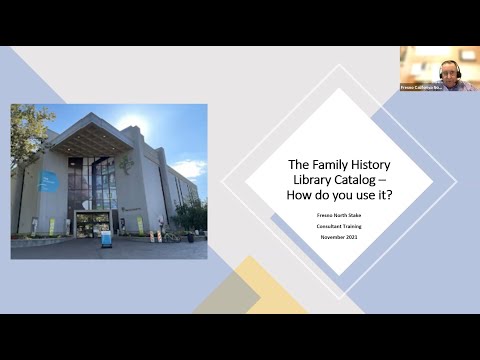 The Family History Library Catalog - How do You Use It?