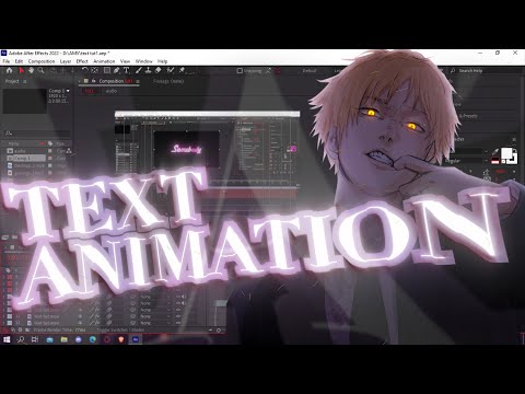 Video Text Animation and Effect / After Effects AMV Tutorial - youtube