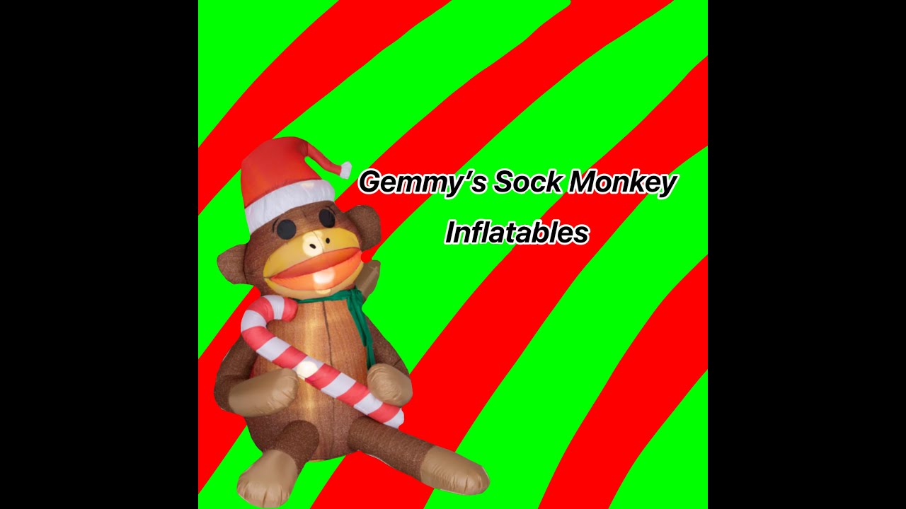 Gemmy’s Sock Monkey Inflatables YouTube
