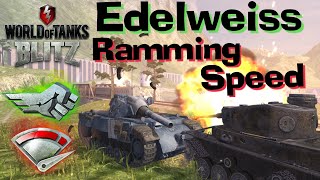 WOT Blitz Edelweiss Best Tank in Mad Games \\\\ Ram & Run