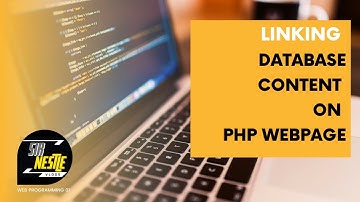 Lesson 17 ASYNCHRONOUS Linking Database Content on PHP Webpage