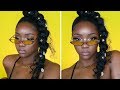 HOW TO: JUMBO BRAID GODDESS PONYTAIL | NATURAL HAIR