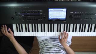 Dream Theater - Surrounded keyboard solo tutorial (live version)