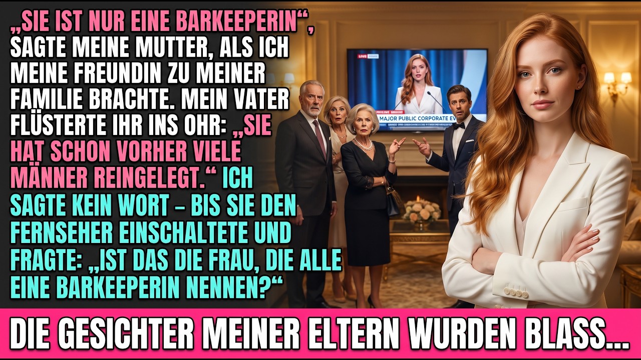 „Sie ist nur ein Barädchen“, sagte meine Mutter, als ich meinen Freund zum ersten Mal mit nach Hause brachte. Mein Vater flüsterte ihm zu: „Sie hat schon viele Männer in die Falle gelockt.“ Ich...